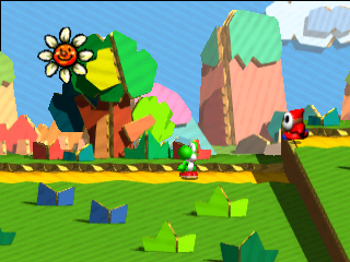 Yoshi Story (Japan) In game screenshot